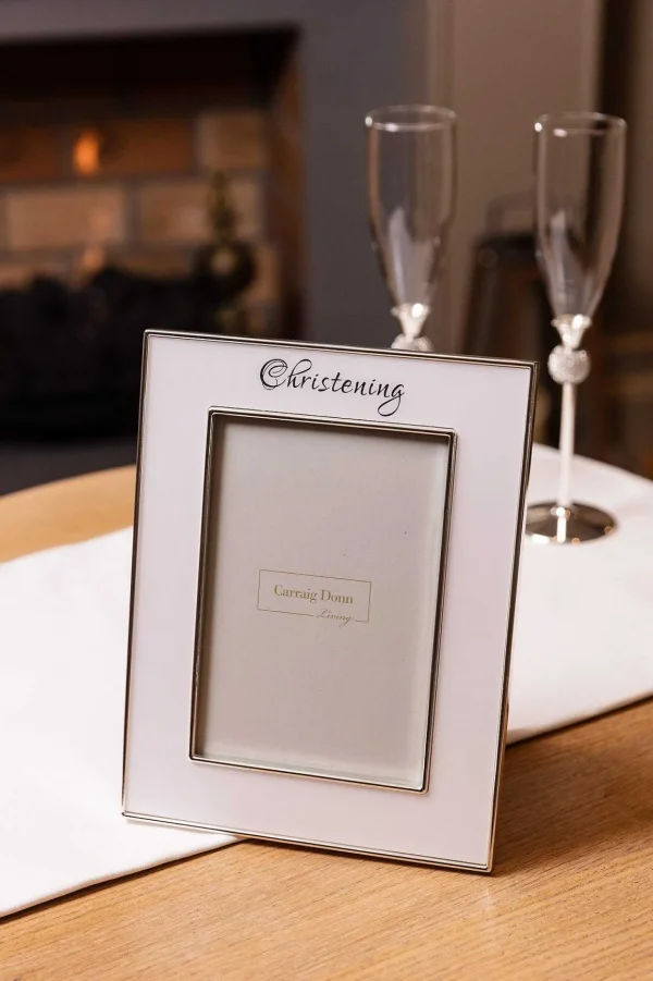 Silver Christening Frame 5X7