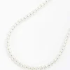 Silver Clasp Pearl Necklace