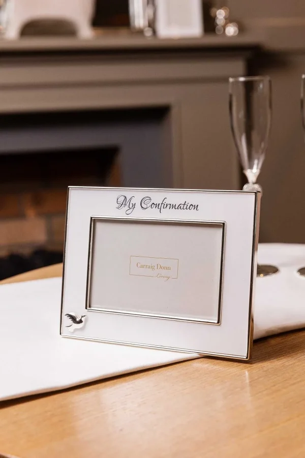 Silver Confirmation Frame