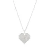 Silver Cut Out Heart Pendant