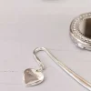 Silver Heart Bookmark