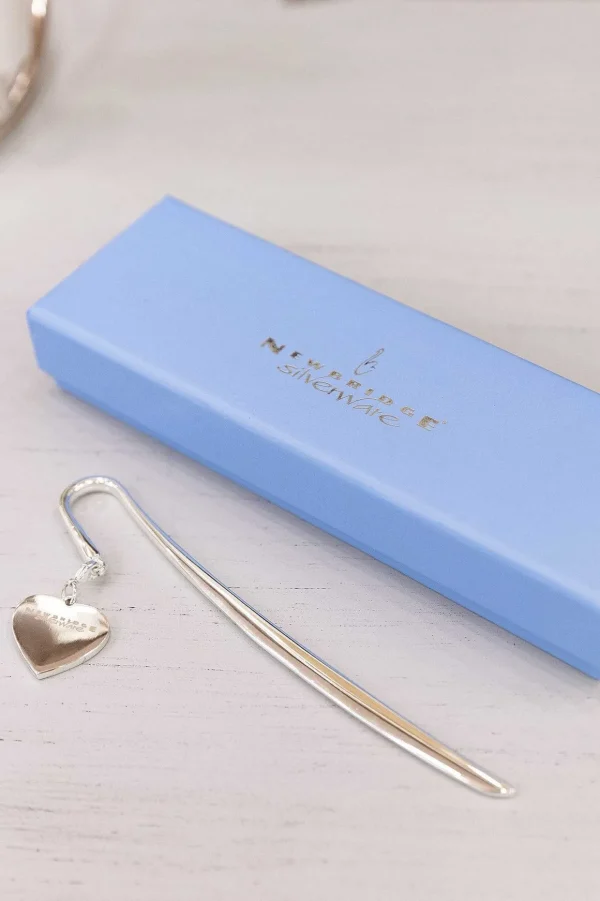 Silver Heart Bookmark