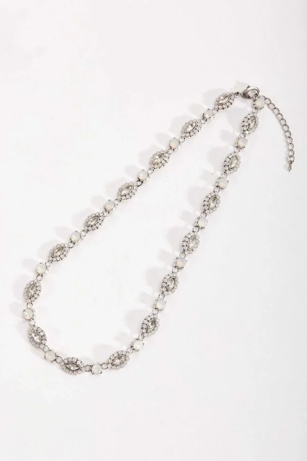 Silver Opal Necklace