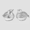 Silver Plated Bird Salt & Pepper Set
