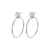 Silver Plated Hoop Earrings