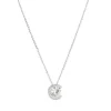 Silver Solitaire Pendant