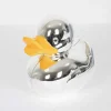Silverplate Duck Money Bank