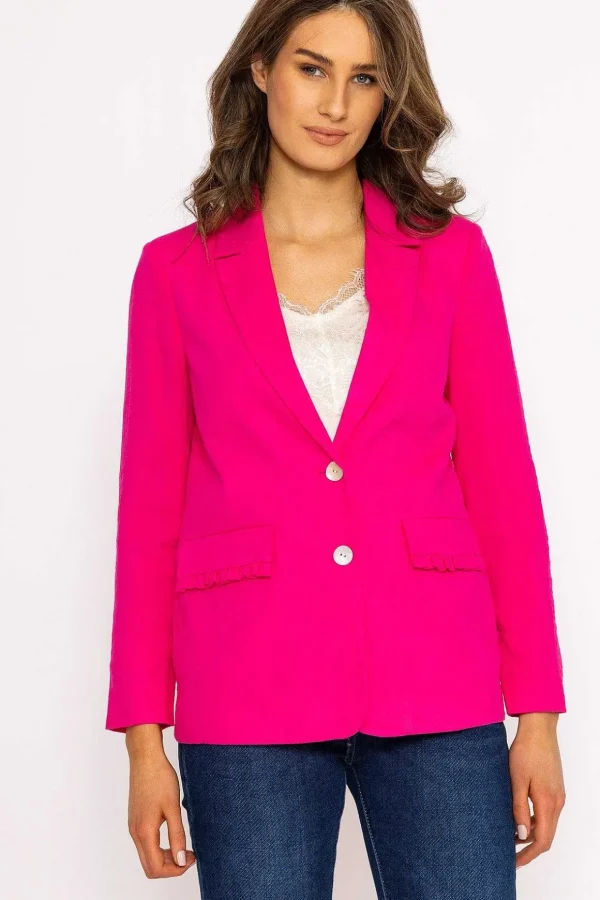 Simana Classic Blazer In Pink