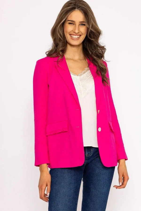 Simana Classic Blazer In Pink