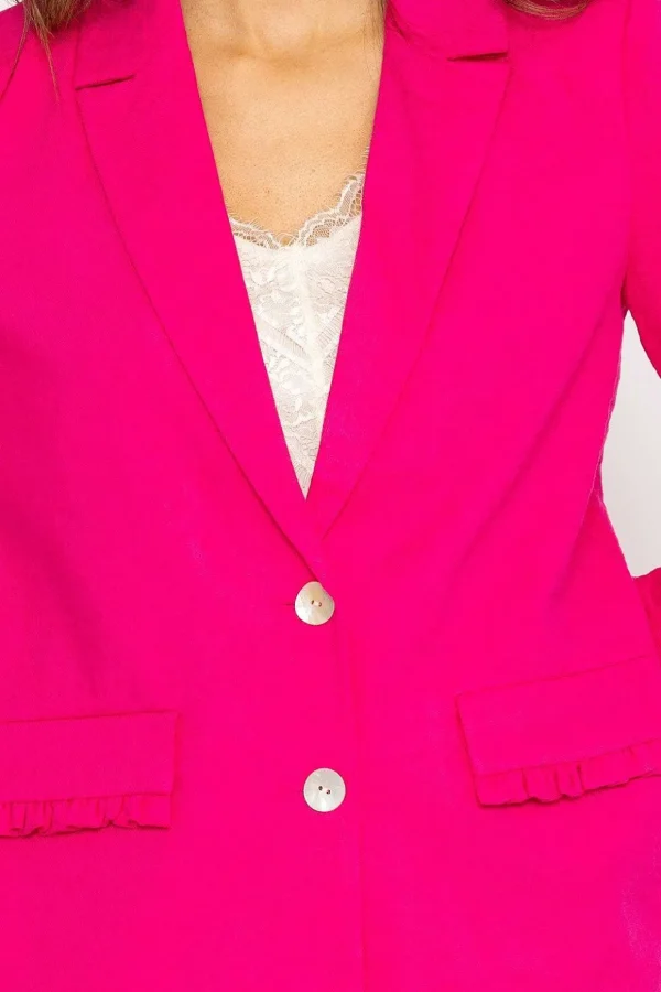 Simana Classic Blazer In Pink