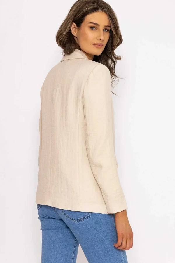 Simana Classic Blazer In Cream