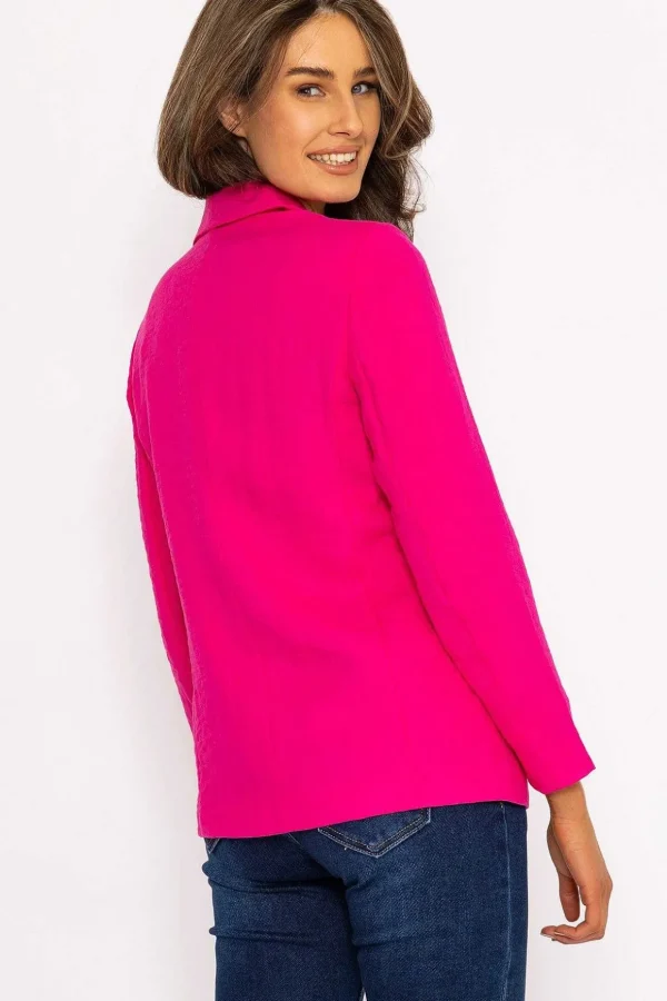 Simana Classic Blazer In Pink