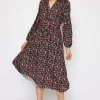 Sinead Midi Dress In Black