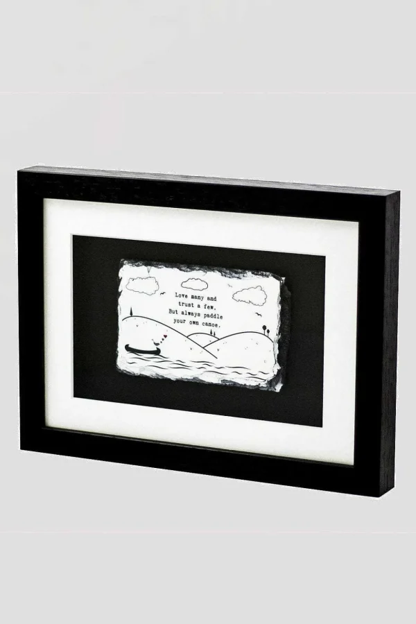 Slatecraft Art - Paddle Your Own Canoe