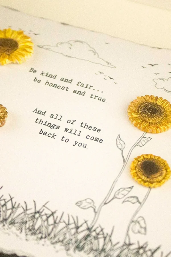 Slatecraft Art -Be Kind