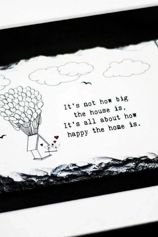 Slatecraft Art- How Happy The Home Is