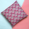 Sloane Pink Printed Cushion