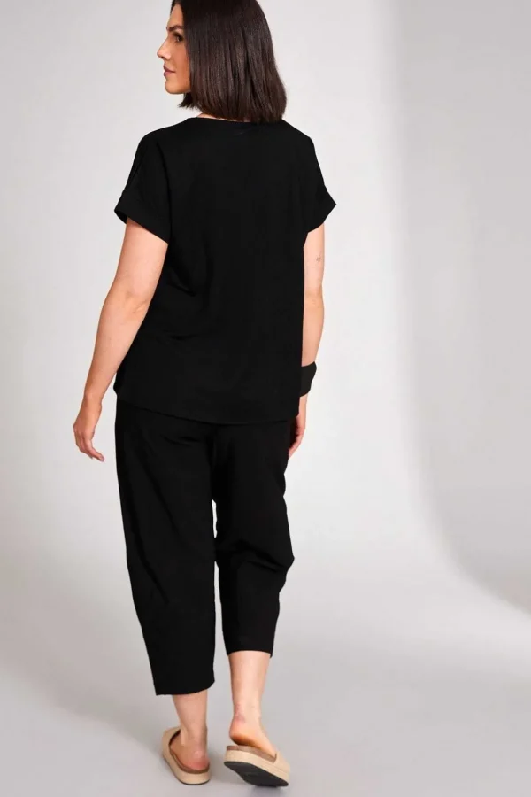 Slouch Trousers In Black