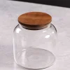 Small Glass Lidded Storage Jar