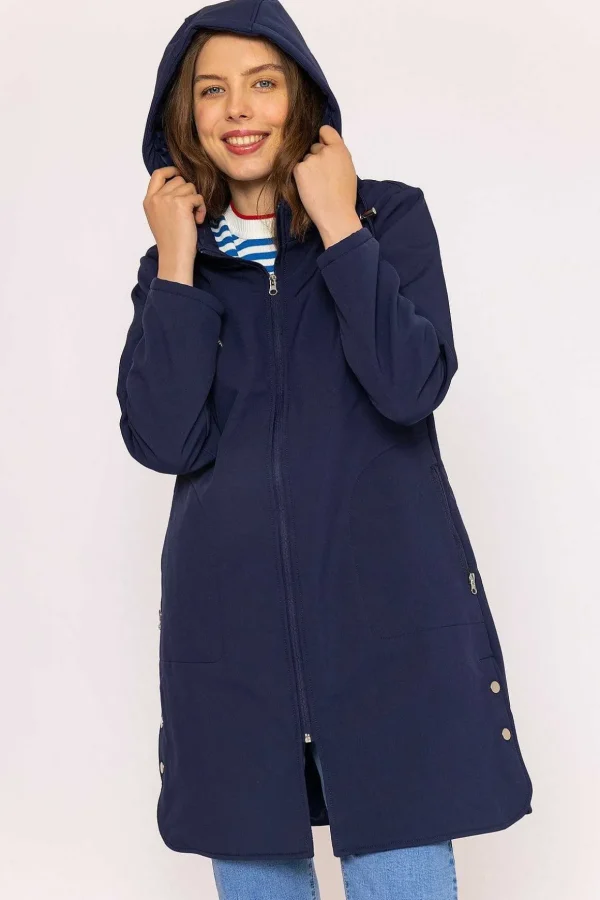 Soft Shell Jacket In Navy