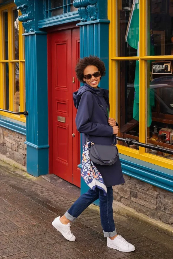 Soft Shell Jacket In Navy