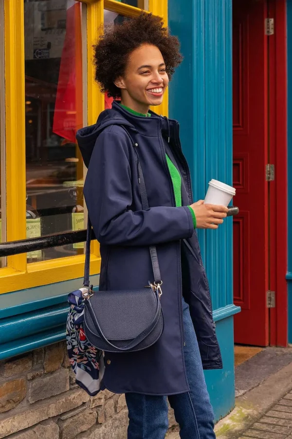 Soft Shell Jacket In Navy