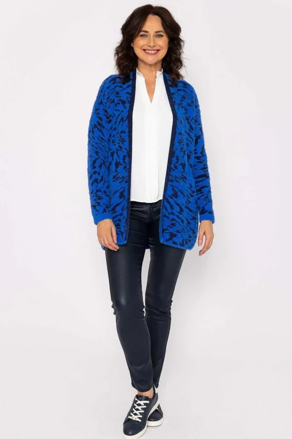Soft Touch Cardigan In Blue