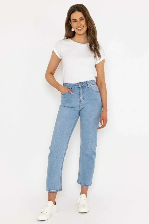 Solange Straight Denim Jean