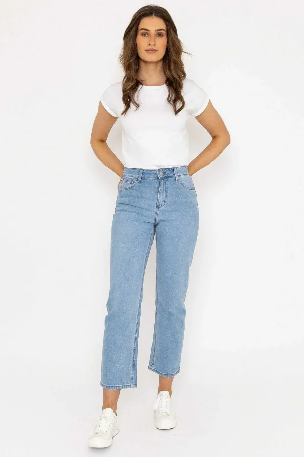Solange Straight Denim Jean