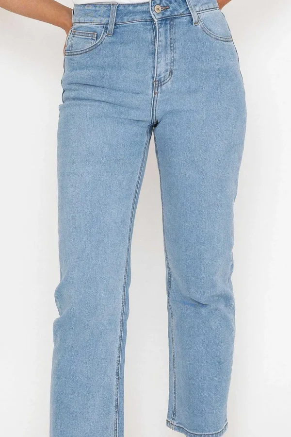 Solange Straight Denim Jean