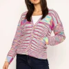 Space Dye Cardigan In Multi