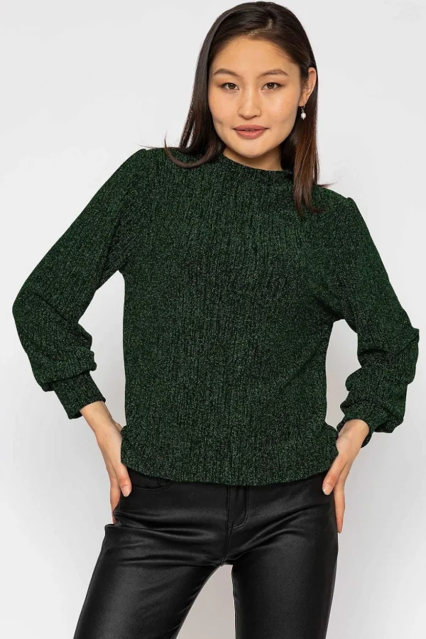 Sparkle Top In Green