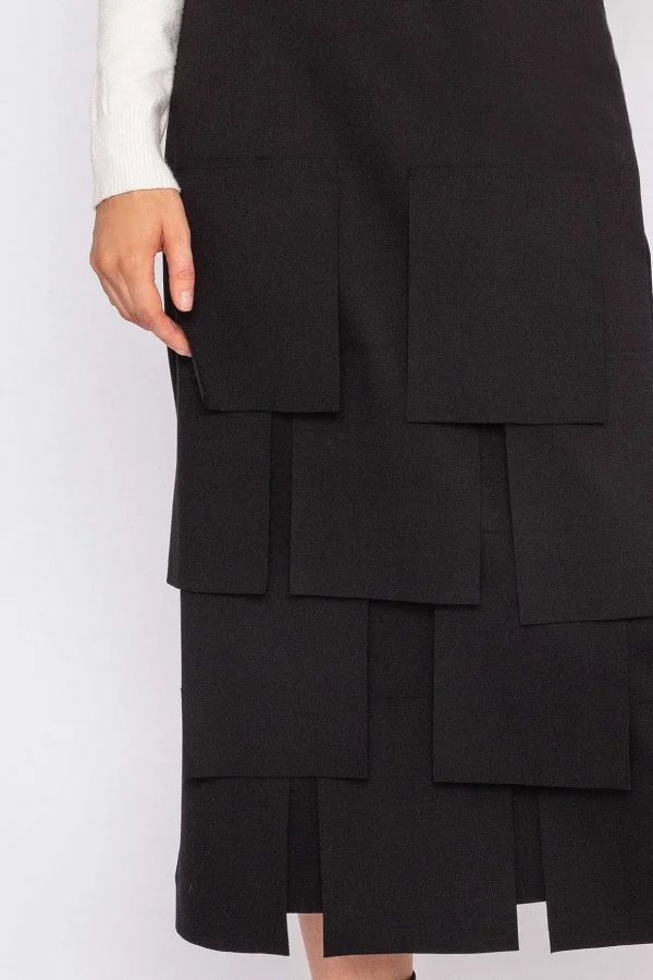Squares Skirt In Black