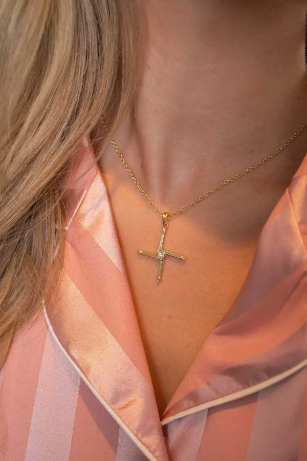 St. Brigids Cross In Gold