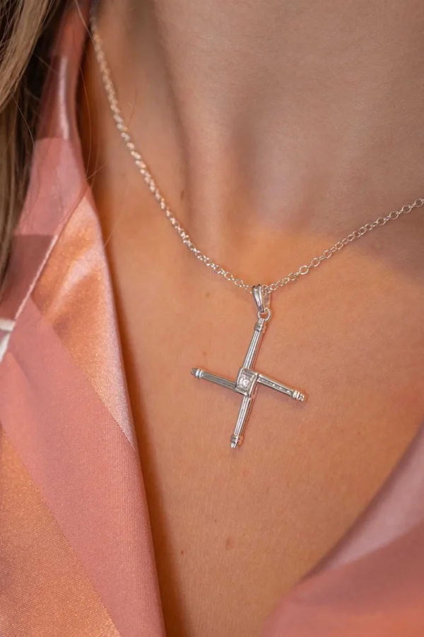 St. Brigids Cross In Silver