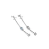 Star Earrings With Blue Stones