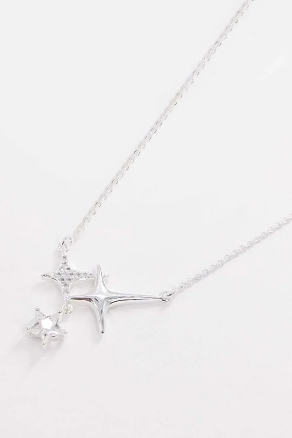 Star Necklace In Silver