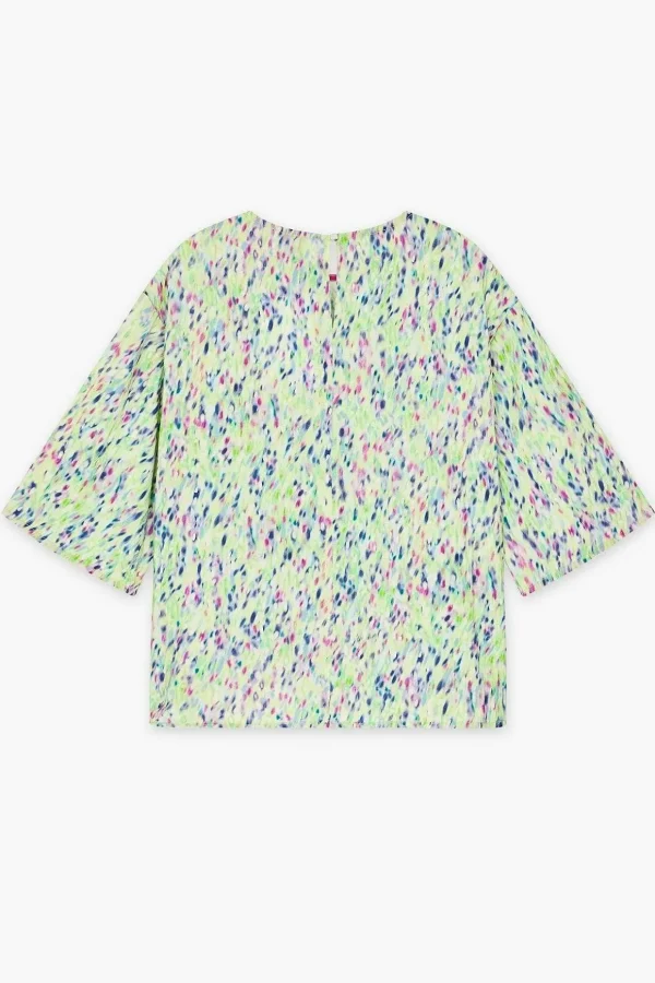 Storm Blouse In Green Print