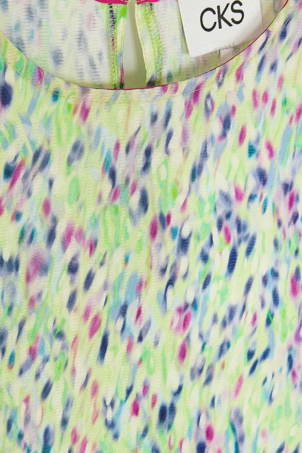 Storm Blouse In Green Print