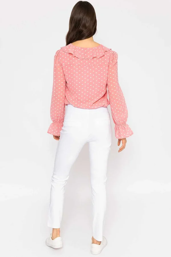 Straight Leg Bengaline Pant In White