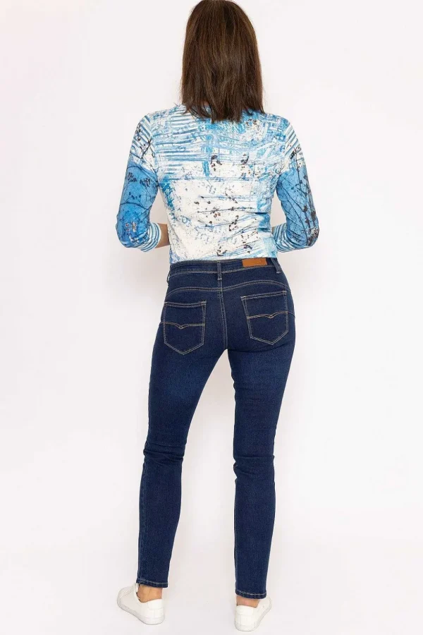 Straight Leg Jeans In Denim