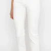 Straight Leg Jeans In Ecru