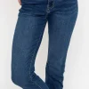 Straight Leg Jeans In Indigo