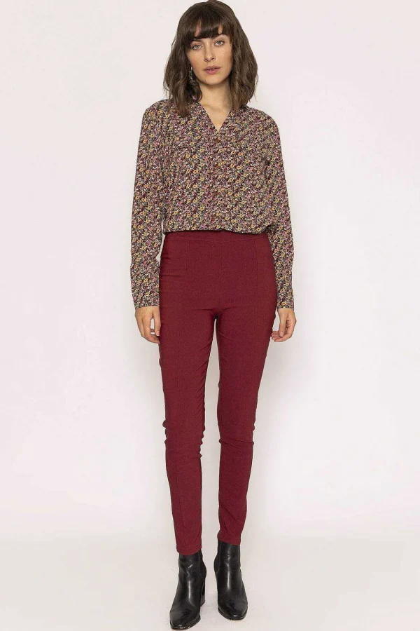 Stretch Pant In Red