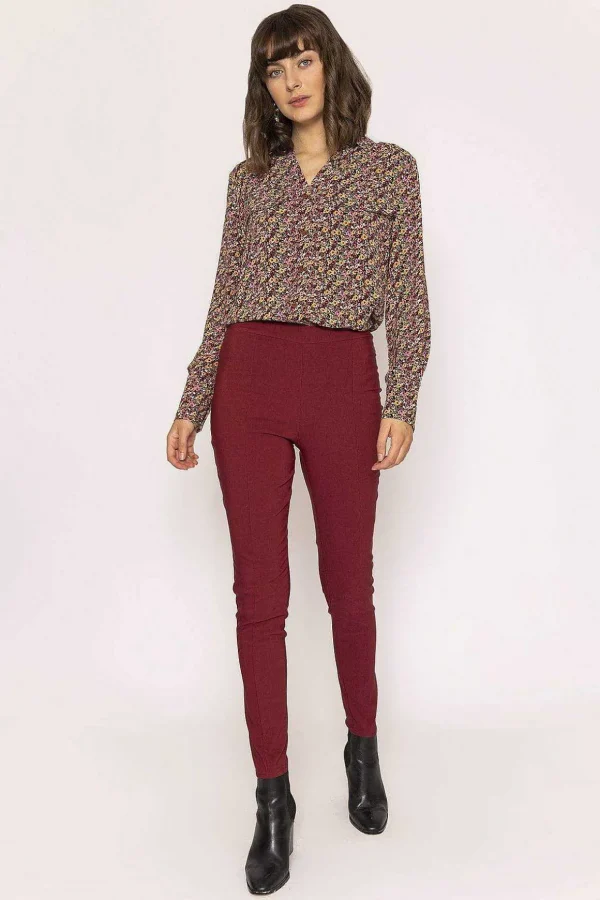Stretch Pant In Red