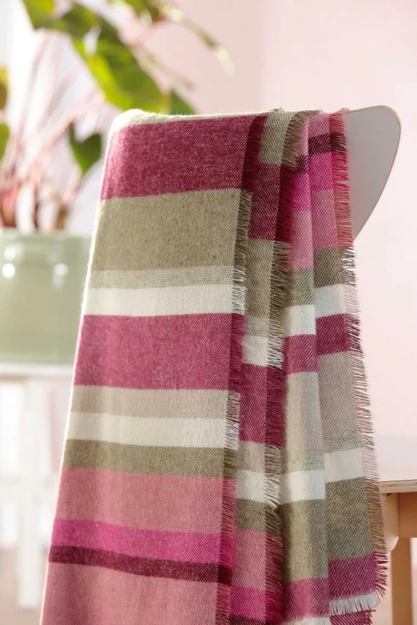 Stripe Out Pink Blanket