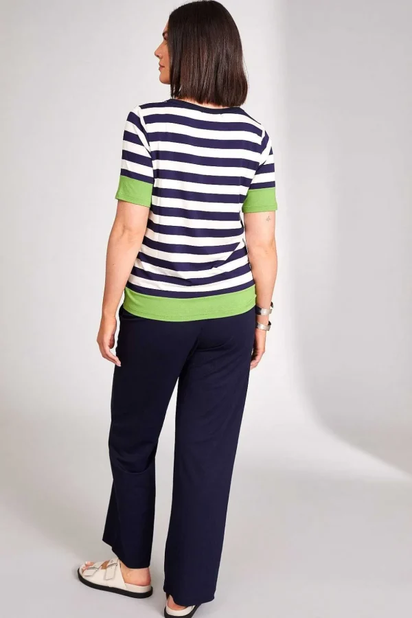 Stripe T-Shirt In Navy