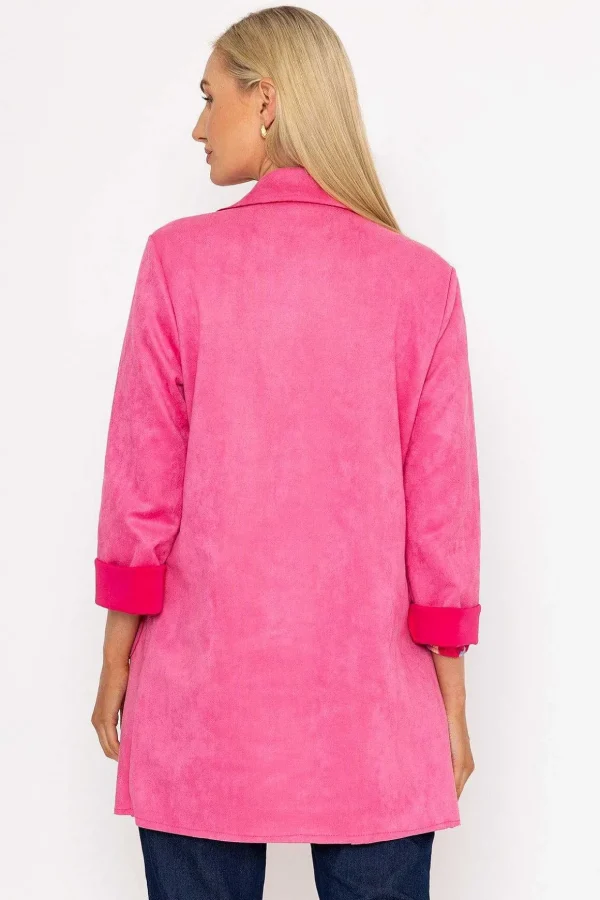 3/4 Suede Jacket In Pink