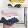 Super Soft Merino Throw In Pink