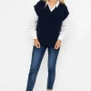 Sweater Vest In Navy